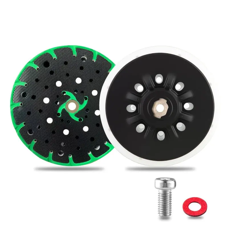 Enhanced 6-Inch Rigid Sanding Disc Suitable For Festool Ets 150/3 Eq Ets Ec 150/5 Eq Ets Ec 150/3 150/5 Eq Sander 17/48-Hole Rigid Pad 1 Pack 1