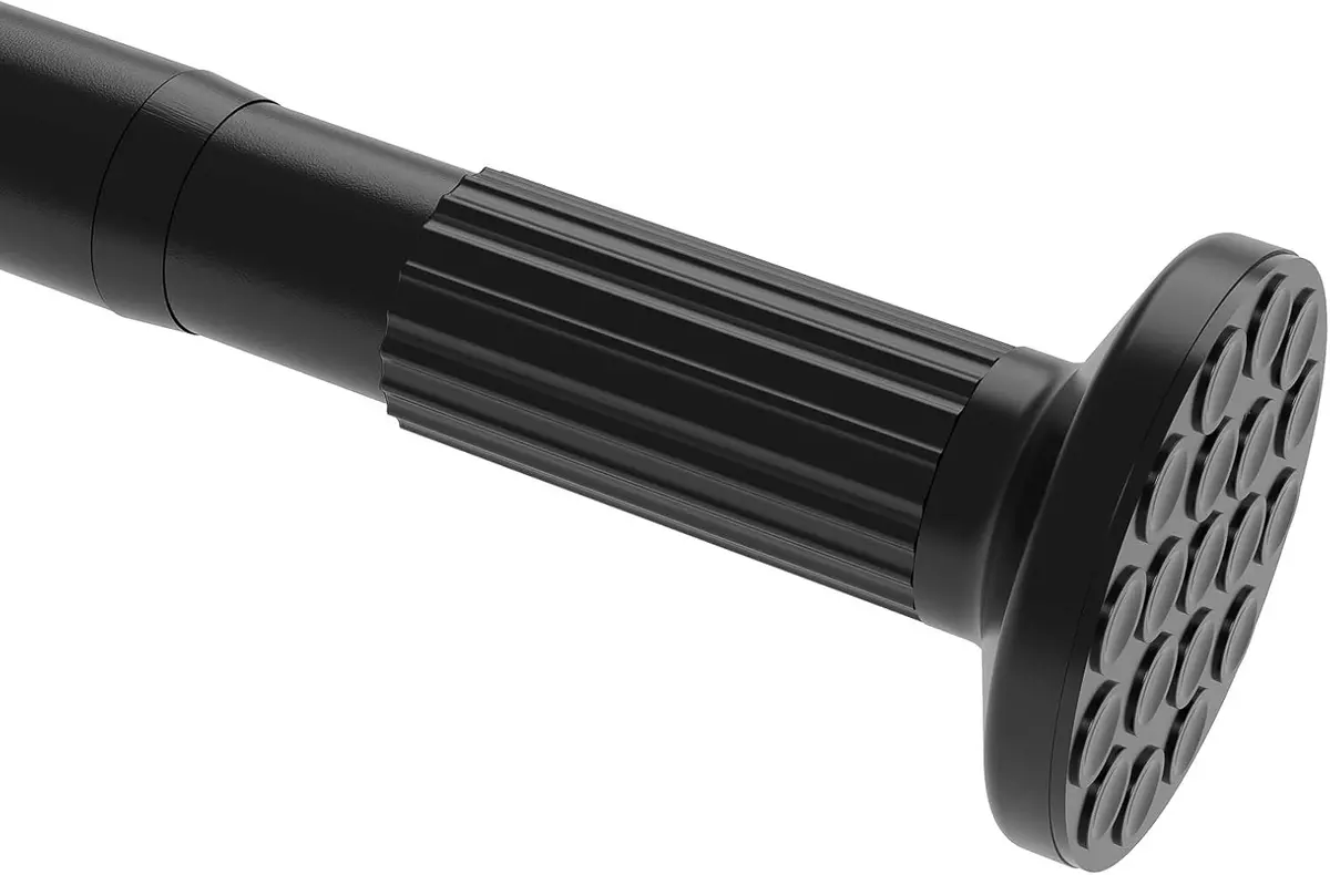 126” Heavy Duty Tension Shower Rod Flat Base 1