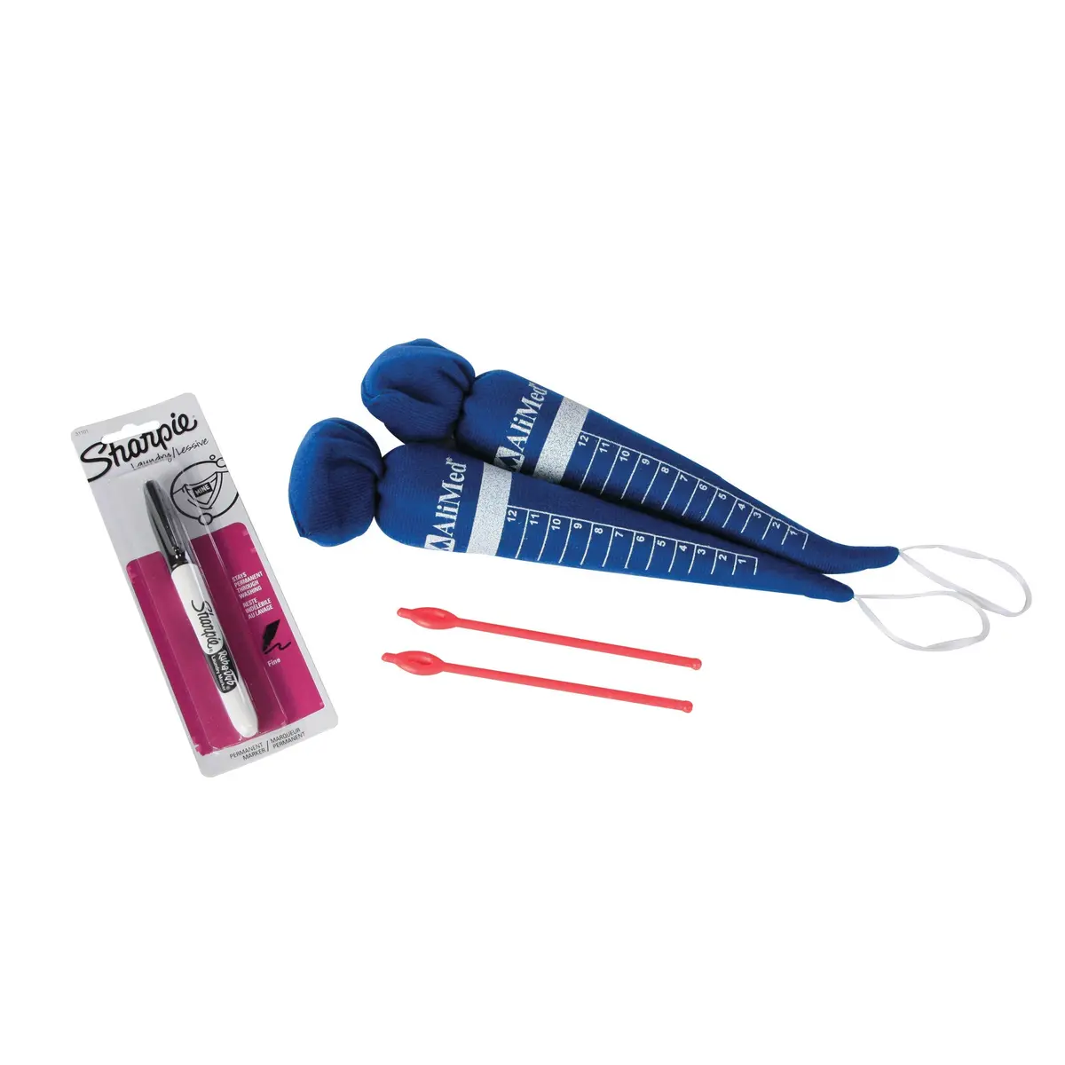 Antimicrobial-Treated Blue Therapy Carrot™ Hand Contracture Orthosis Kit, 6 Kits Per Case 1