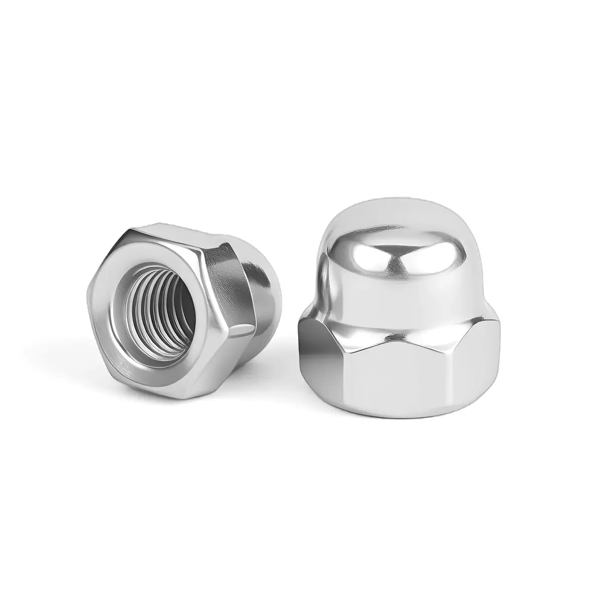 1/4''-20 (30 Pack) Stainless Acorn Nuts, 304 Stainless Steel 1