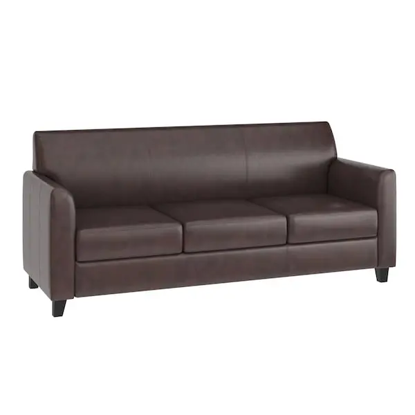 Sofa, 29" X 32-1/4", Upholstery Color: Brown 1