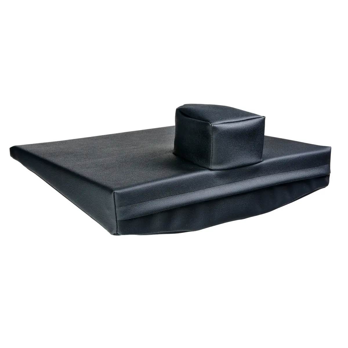 Sit-Straight Wheelchair Cushion With Semirigid Pommel, 18" X 16" 1