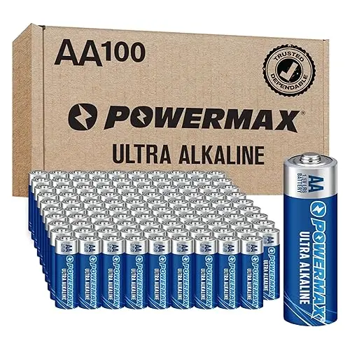 100-Count Double Aa Batteries 1
