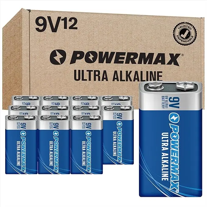 12-Count 9V Batteries 1