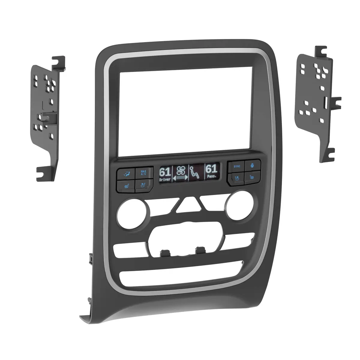 Metra 95-6559B Double Din Stereo Install Dash Kit For Select Dodge Durango 2014-2020 Vehicles 1