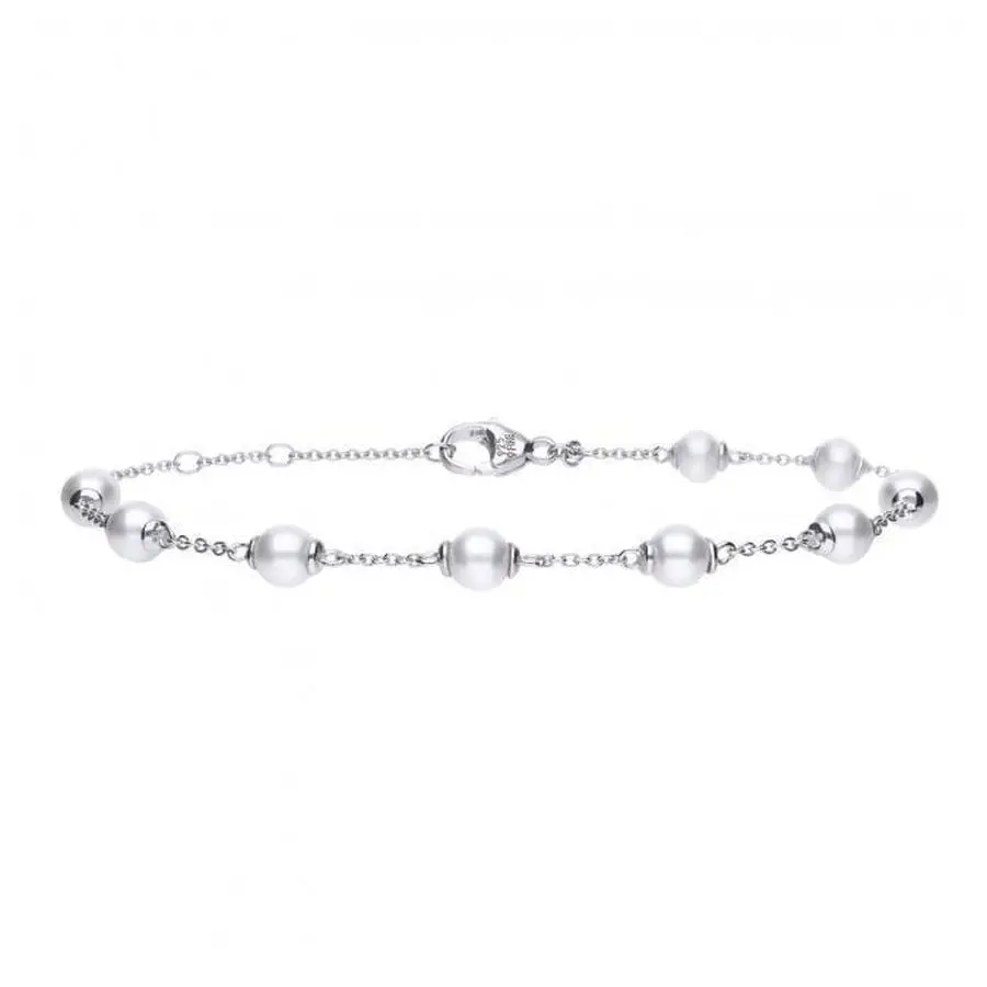 Silver Pearl Bracelet 1