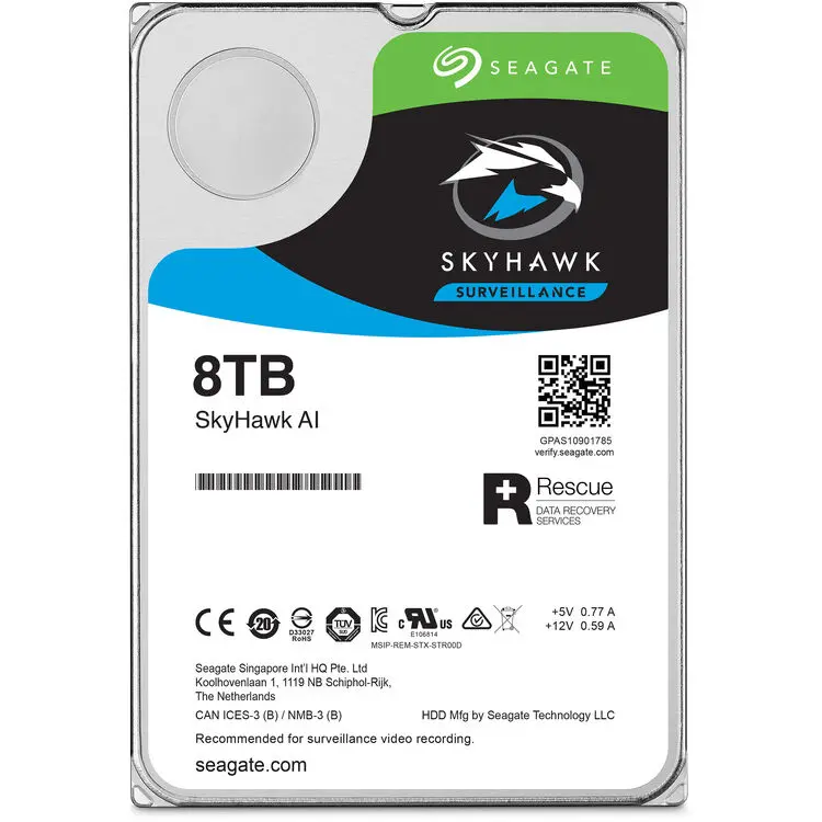 Seagate Skyhawk Ai 8Tb Surveillance Hard Drive 3.5" Sata 6Gb/S Internal Hdd For Security Dvr/Nvr 2