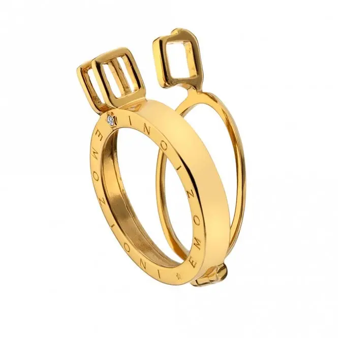 Hot Diamonds Emozioni 33Mm Gold Plated Coin Keeper 1
