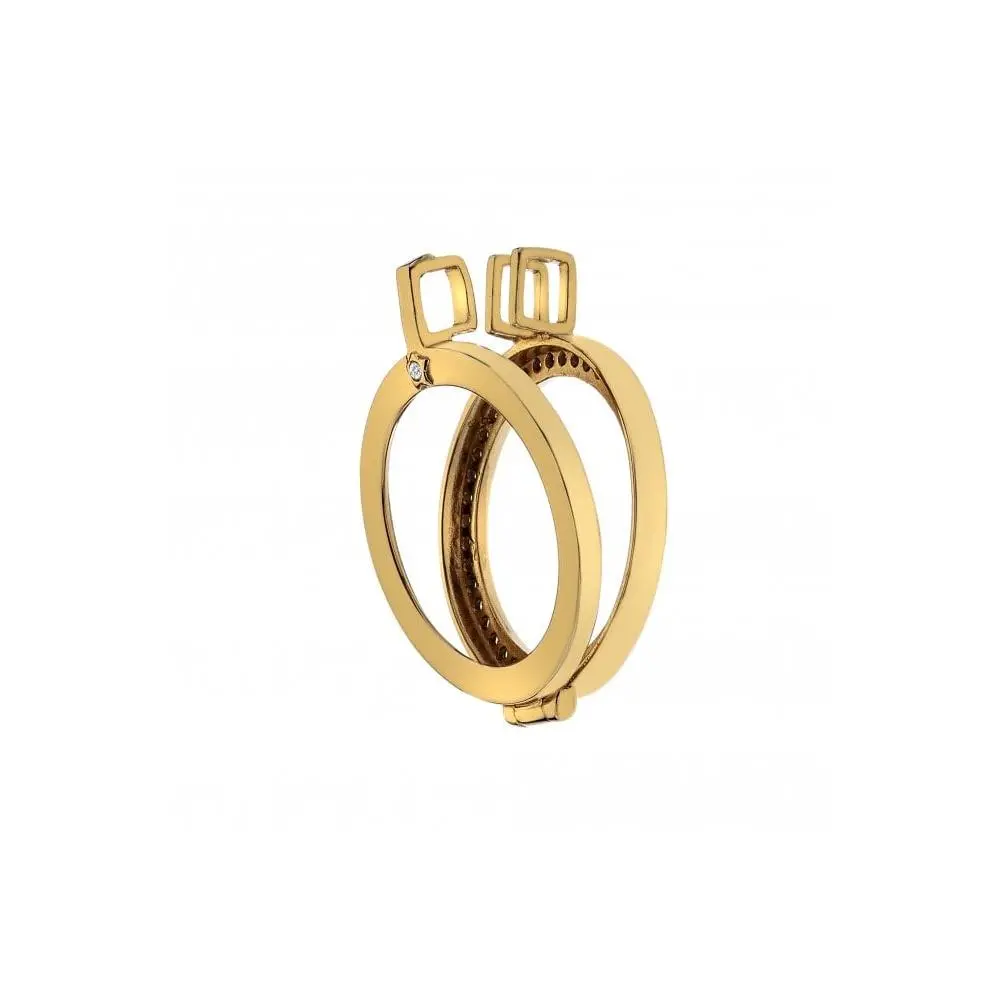 Silver Yellow Gold Plated Belcher Link 16-18' Chain 1