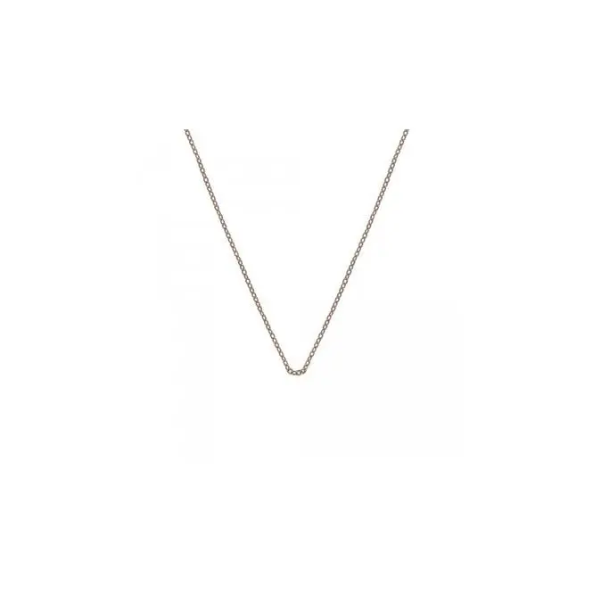 Silver Rose Gold Plated 16-18' Belcher Link Chain 1