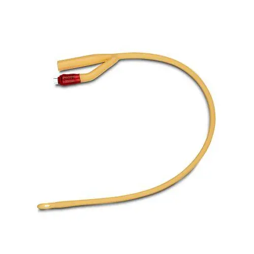 Foley Catheter, Silicone Coated Latex, 2Way 5Cc 18Fr 10/Bx 1