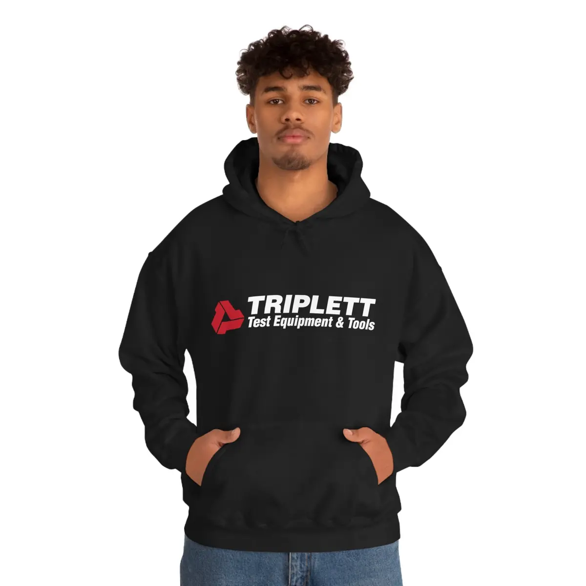 Unisex Heavy Blend™ Hooded Sweatshirt With Triplett Logo 1