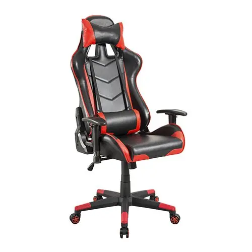 Brateck Pu Leather Gaming Chair With Headrest & Lumbar Support Office Play Work 1