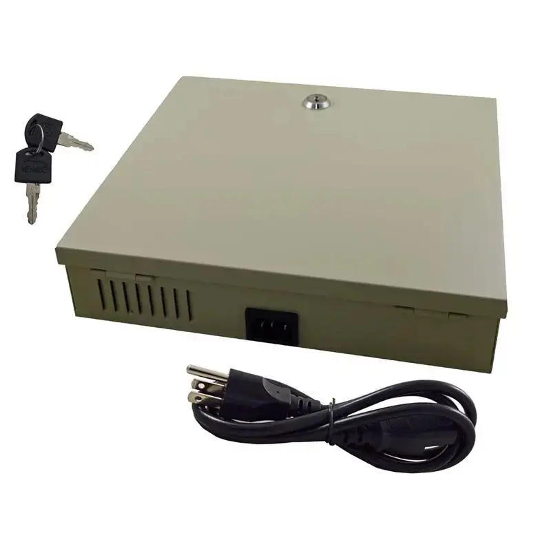 18 Channel Cctv Security Camera Distribution Power Supply Box 12V 20A 1