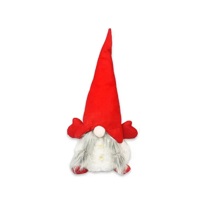 20" Christmas Gnome Tied Beard & Loose Beard Indoor/Outdoor Decoration 1