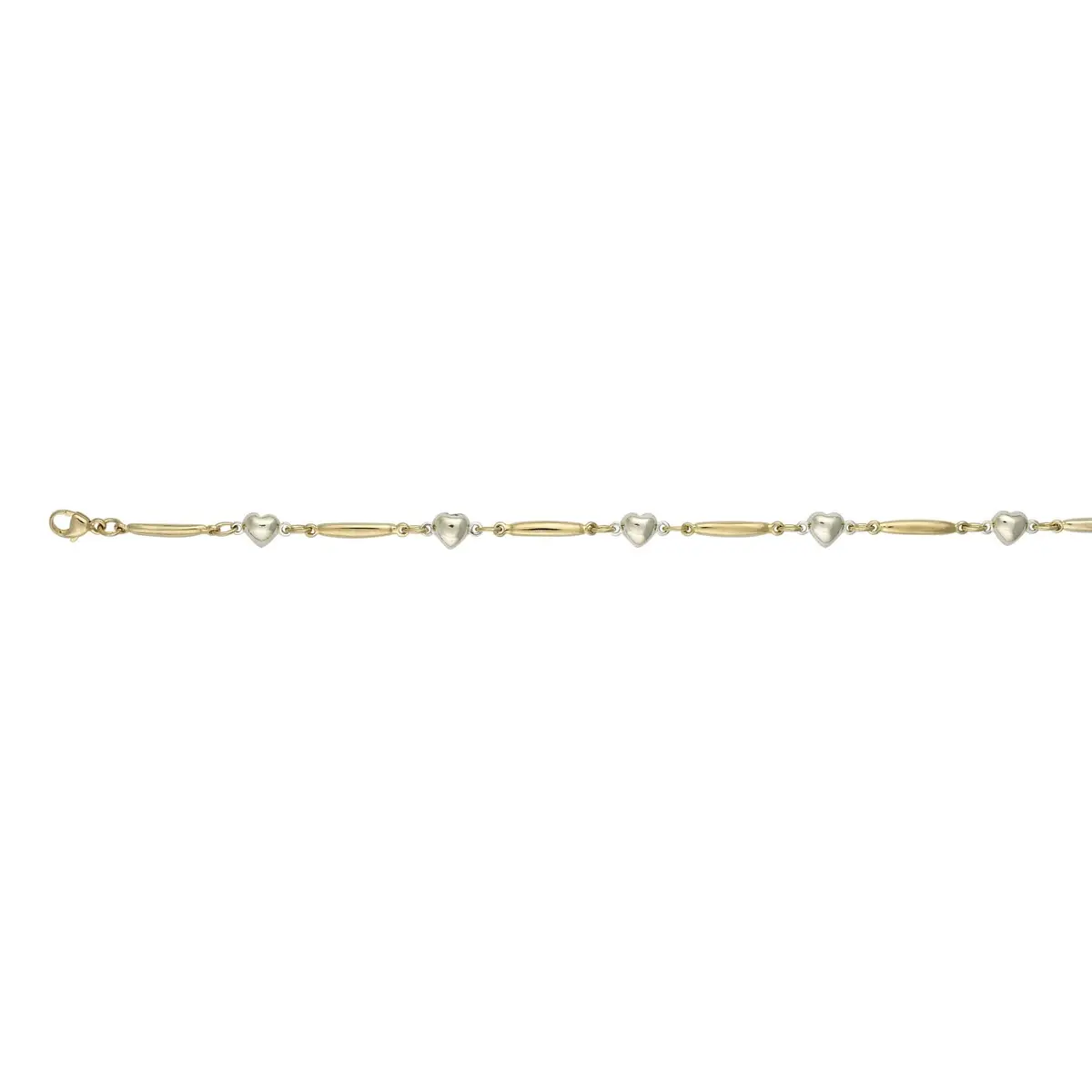 9Ct Yellow And White Gold Savannah Link Blt 1