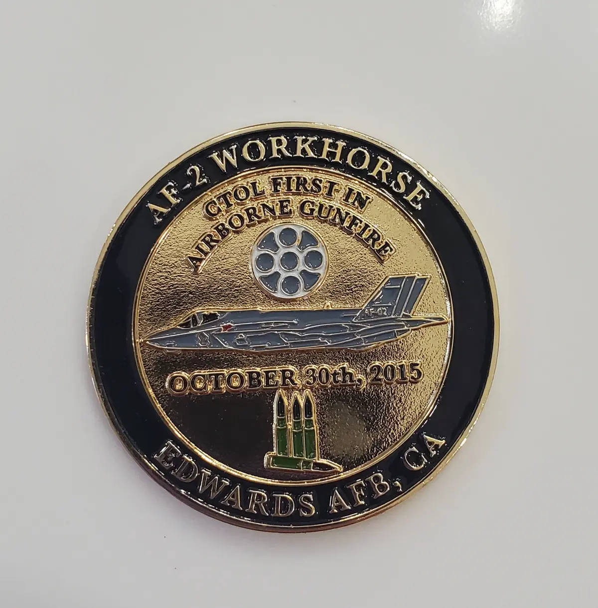 Authentic: F-35/Af-2 Work Horse Challenge Coin (Copy) 1