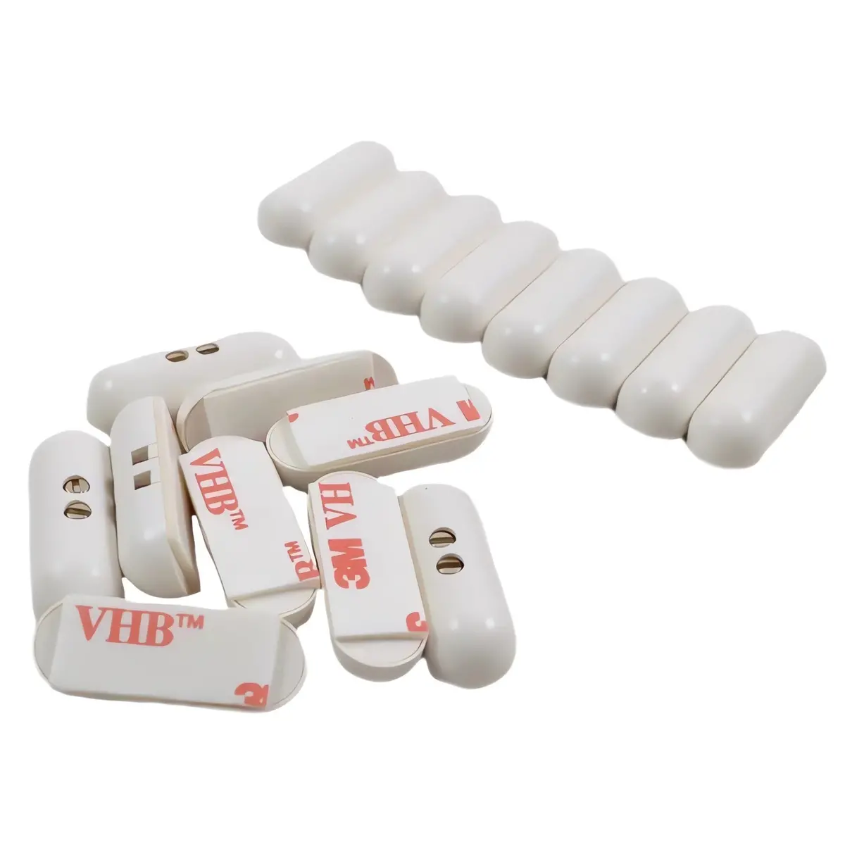 White Magnetic Pill Door Window Security Alarm Contact Terminal 1