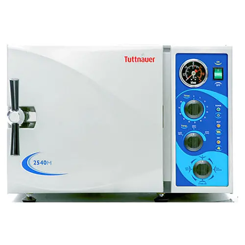 Tuttnauer M-Series 2540M - 23L  Manual Tabletop Autoclave 1