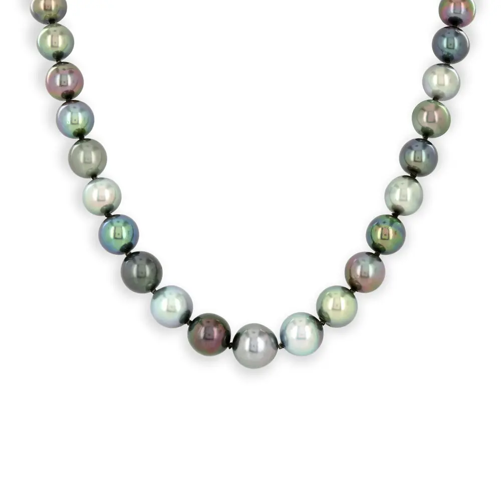 Multi-Coloured Tahitian Cultured Pearl Necklace 1