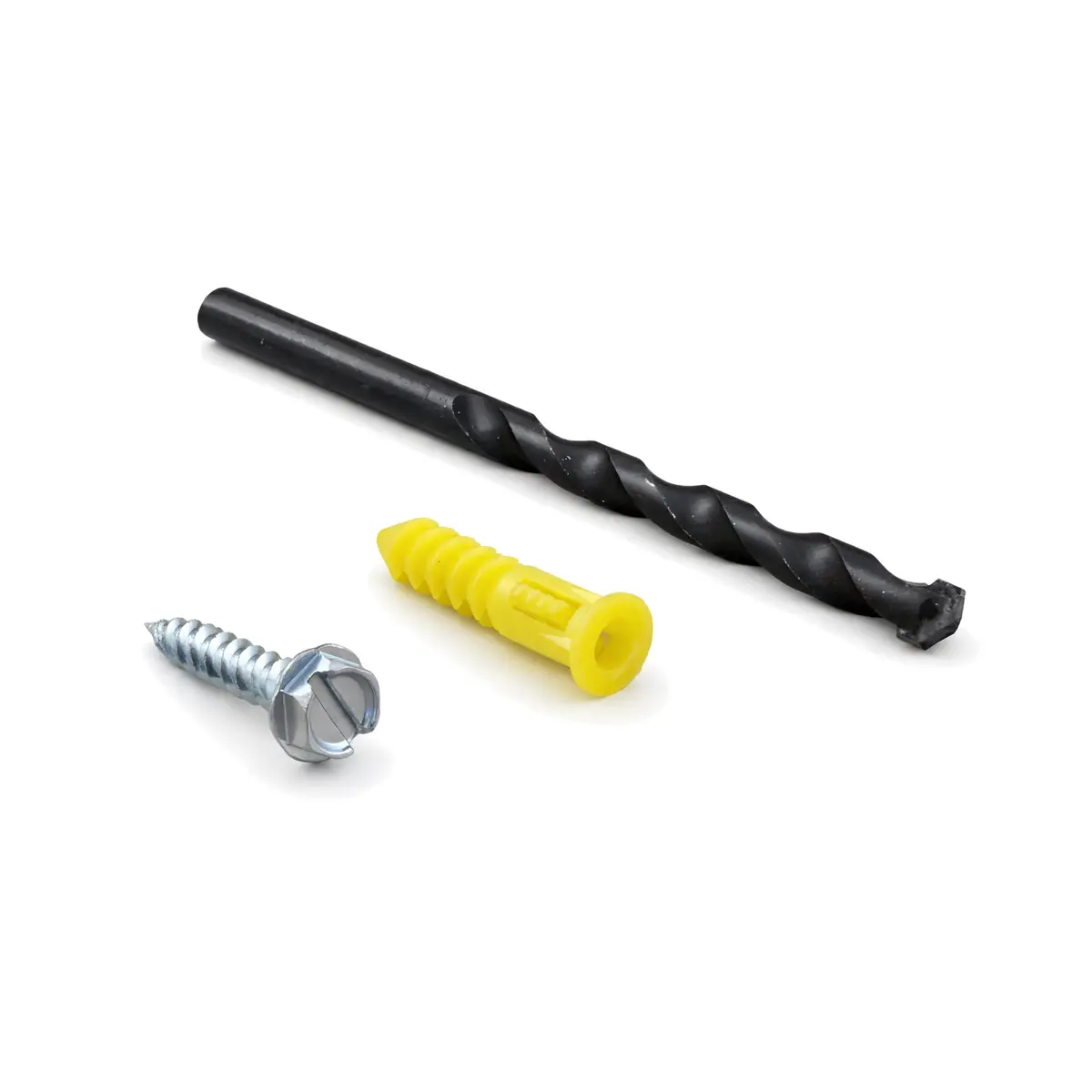 100 Pcs #10 X 1" Screw & Anchor Kit With Carbide‑Tip Drill Bit For Drywall And Masonry 2