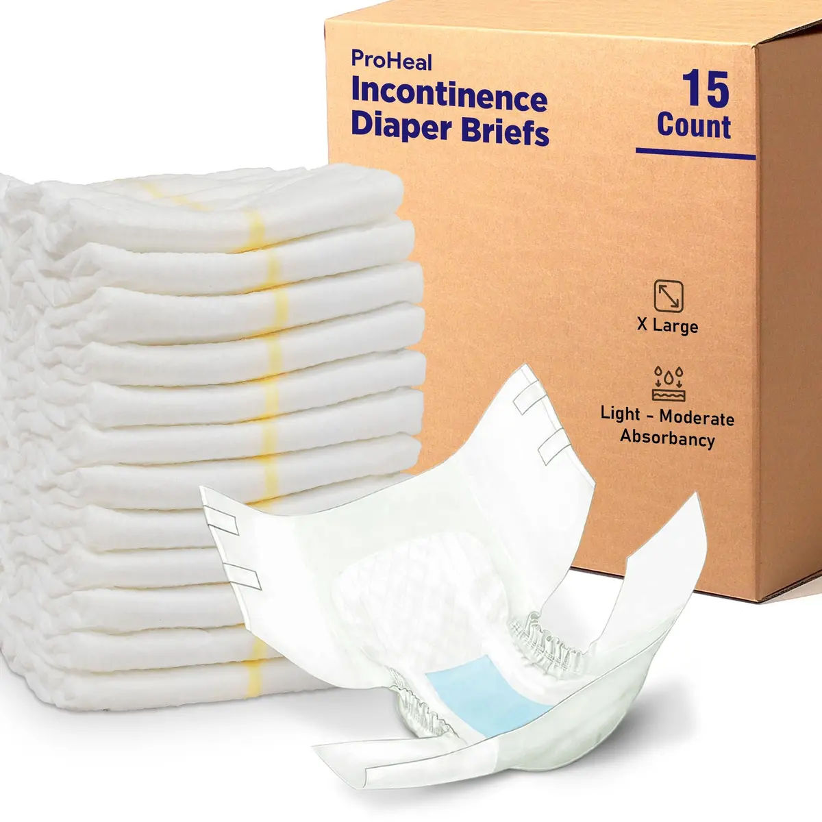 Proheal Basic Quilted Adult Briefs 1