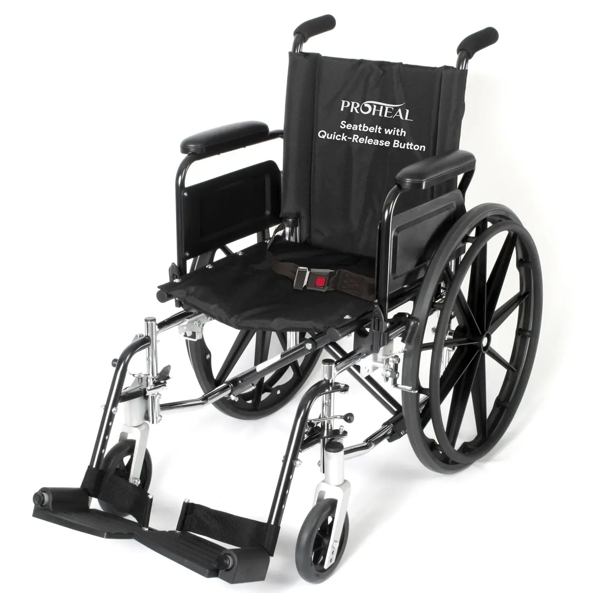 Wheelchair Push Button Seat Belt 1