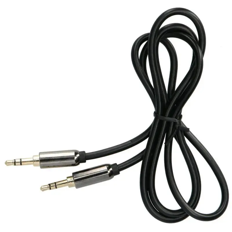 3.5Mm Male To Male Stereo Audio Aux Cable Auxiliary 3Ft For Car Pc Iphone Ipod Black 1