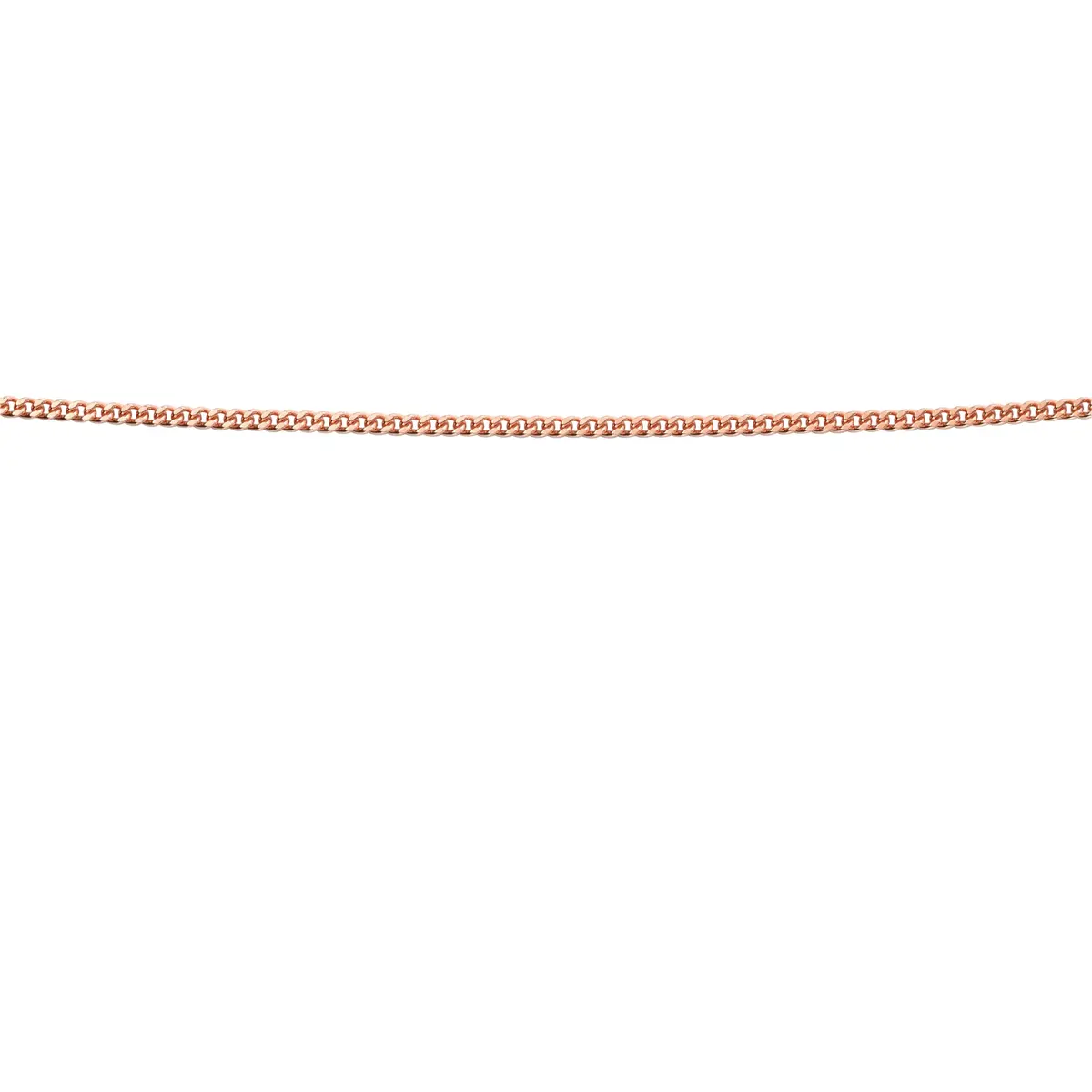 9Ct Rose Gold 46Cm Curb Link Chain 1