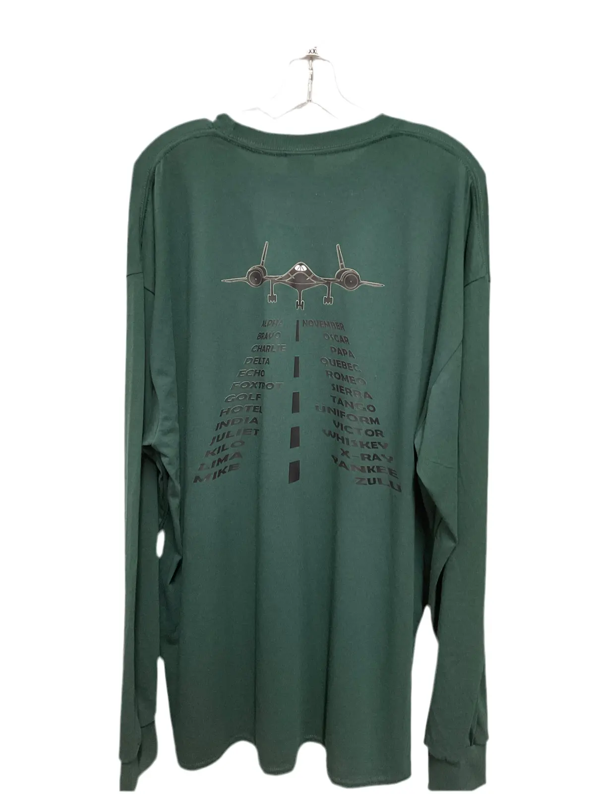 Nato Alphabet With Sr-71 Men’S Long Sleeved T-Shirt 1