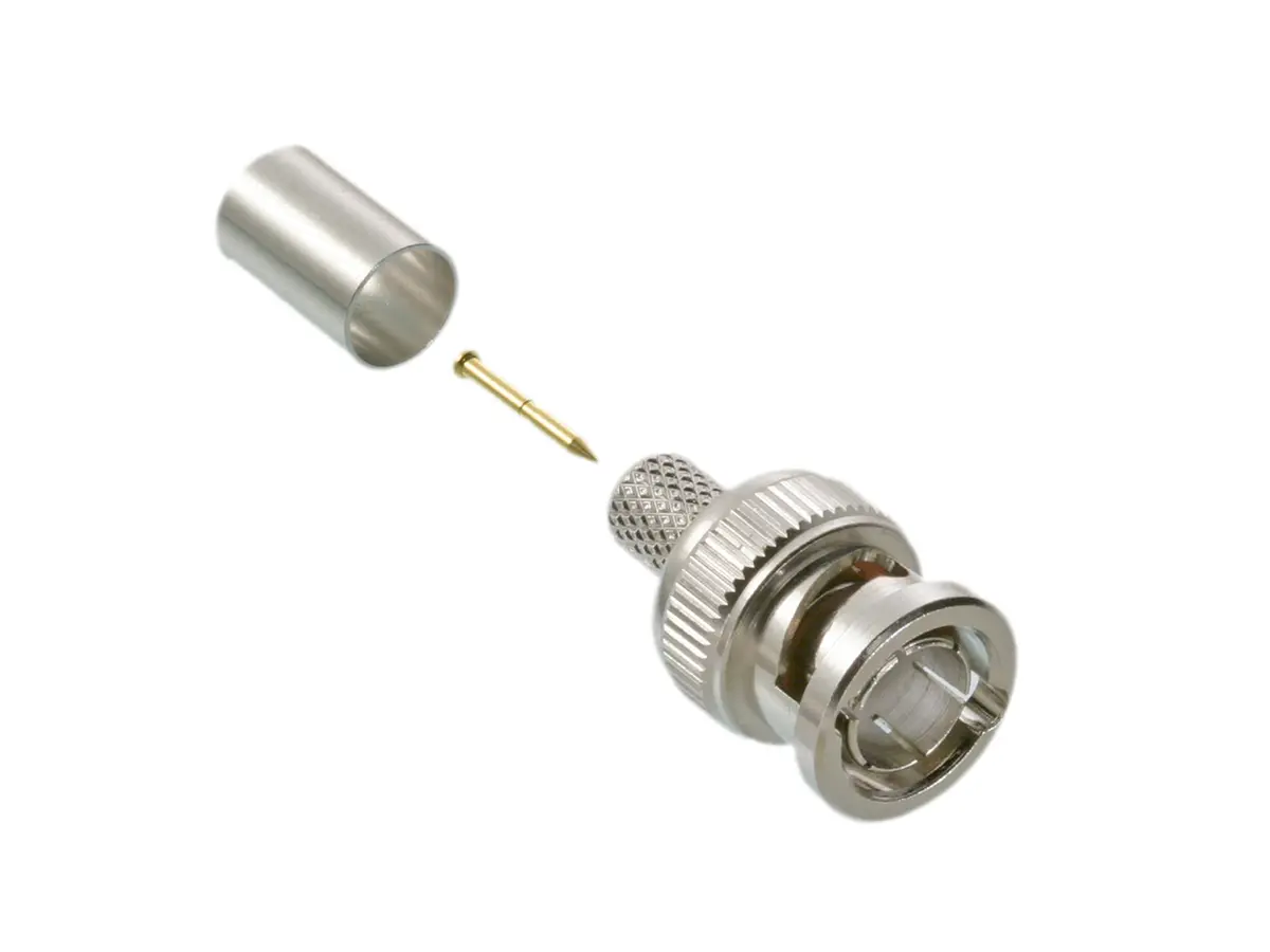 75 Ohm Male Bnc Crimp Crimp Connector,  10 Pack - (307-2Tp) 1
