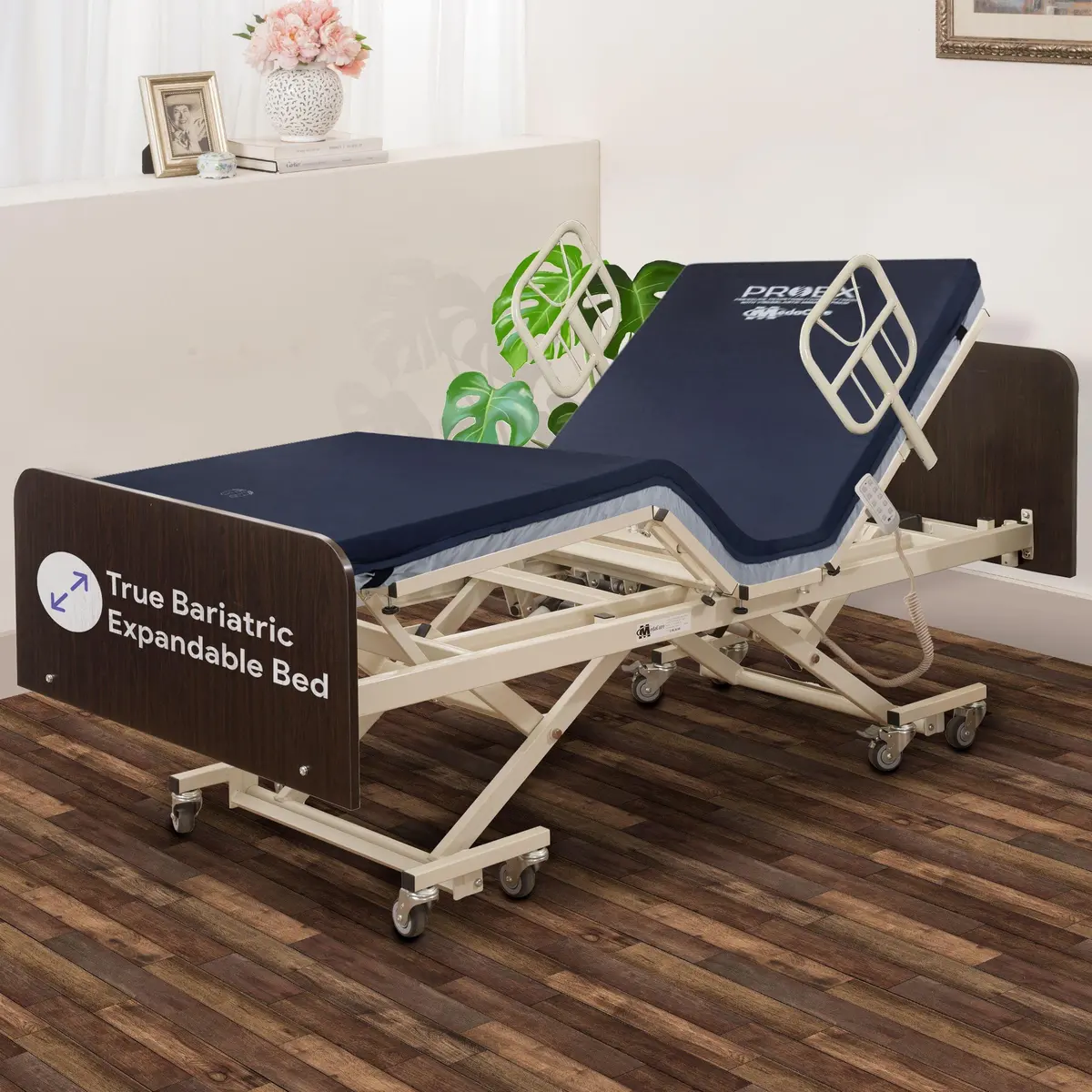 True Bariatric Expandable Hospital Bed - 750Lbs Cap 1