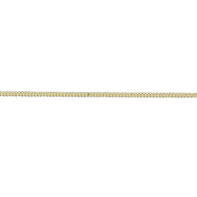18Ct Yellow Gold 22" Curb Link Necklace 1