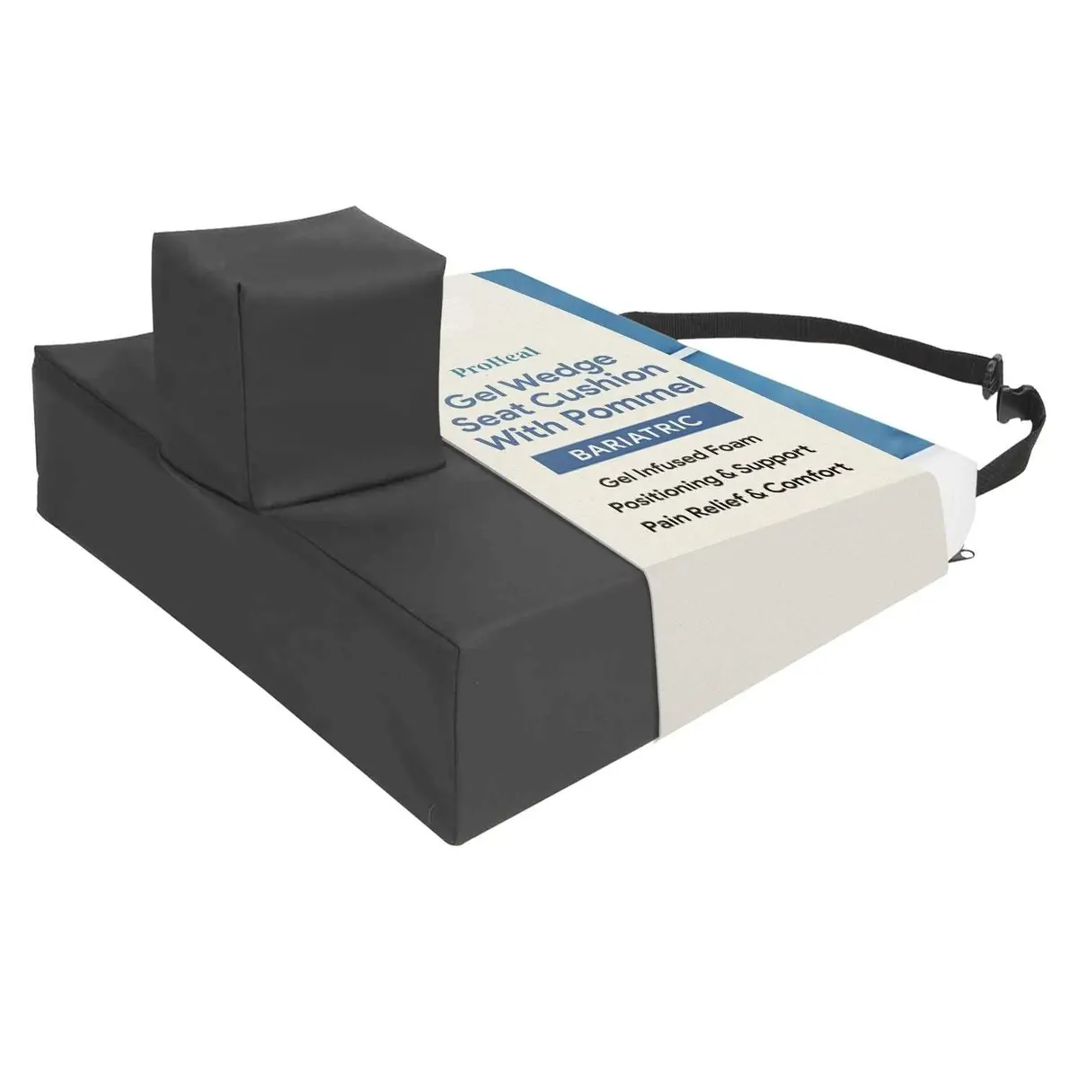 Bariatric Gel Wedge & Pommel Wheelchair Cushion 1
