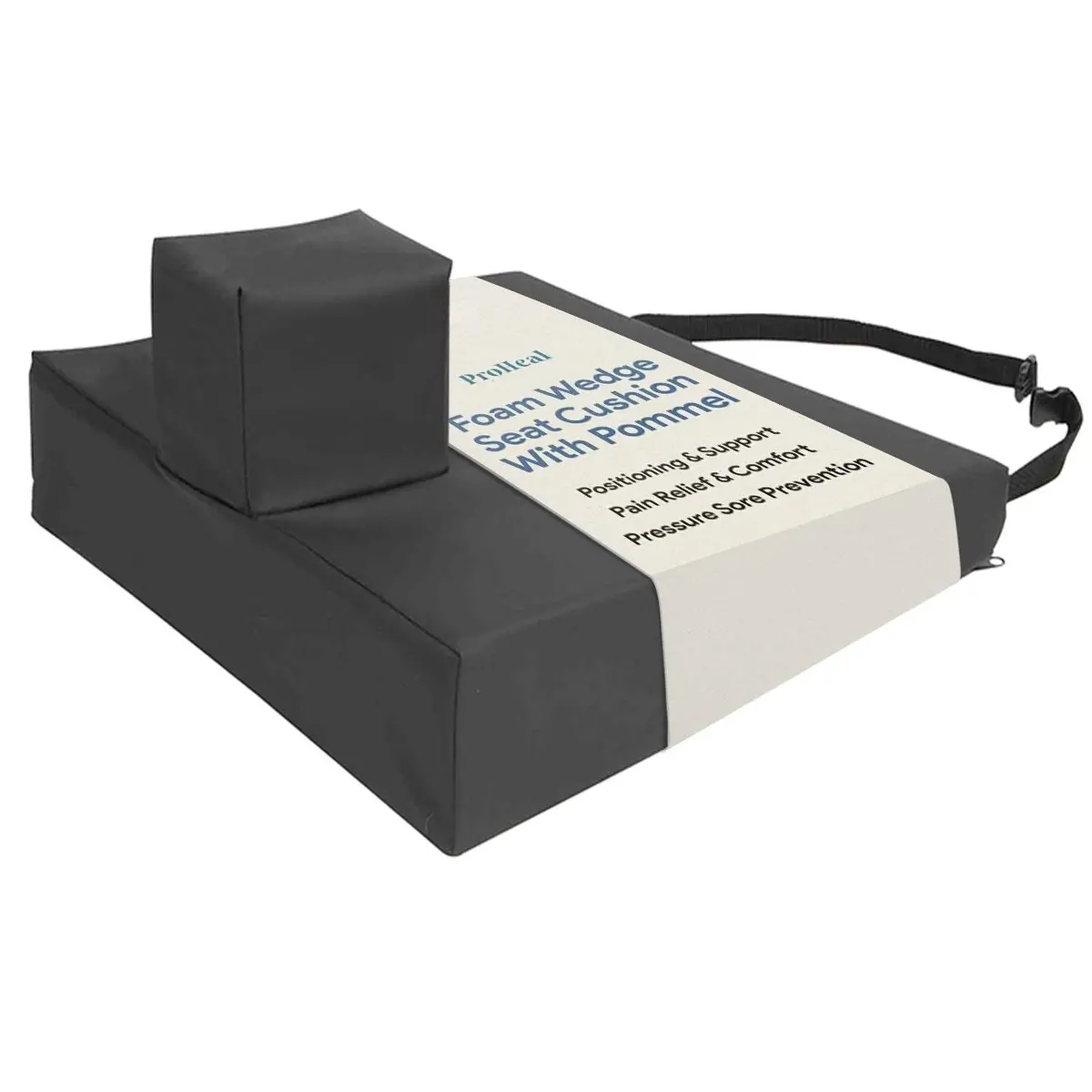 Bariatric Foam Wedge & Pommel Wheelchair Cushion 1