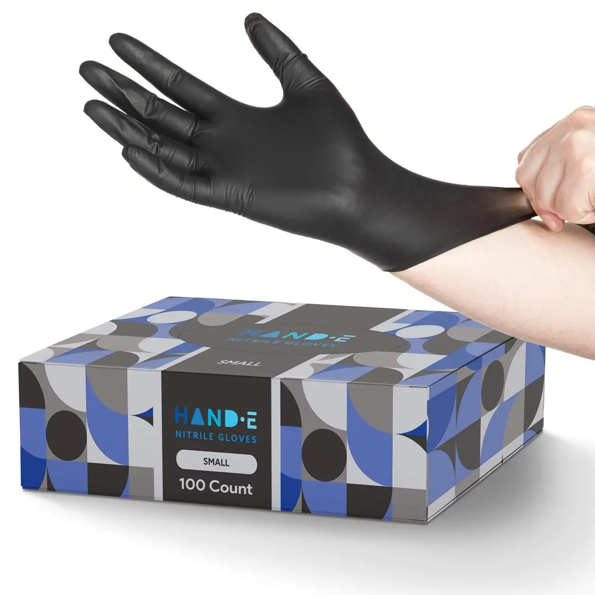 Nitrile Gloves - Black 1