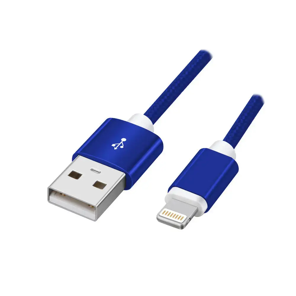 3Ft Braided Lightning To Usb A Iphone 5 6 7 8 Plus X Fast Charge & Data Cable 1
