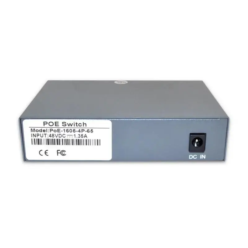 4 Port Unmanaged Gigabit Ethernet Poe Switch And Uplink Port, 10/100/1000Mbps 2