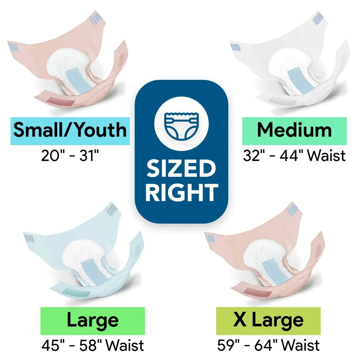 Heavy Absorbency Plus Poly Adult Briefs 2