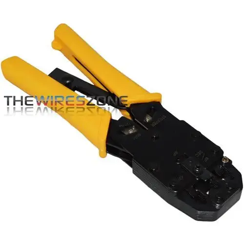 490160 Modular Plug Crimper/Stripper Tool For Networking & Telephone 1
