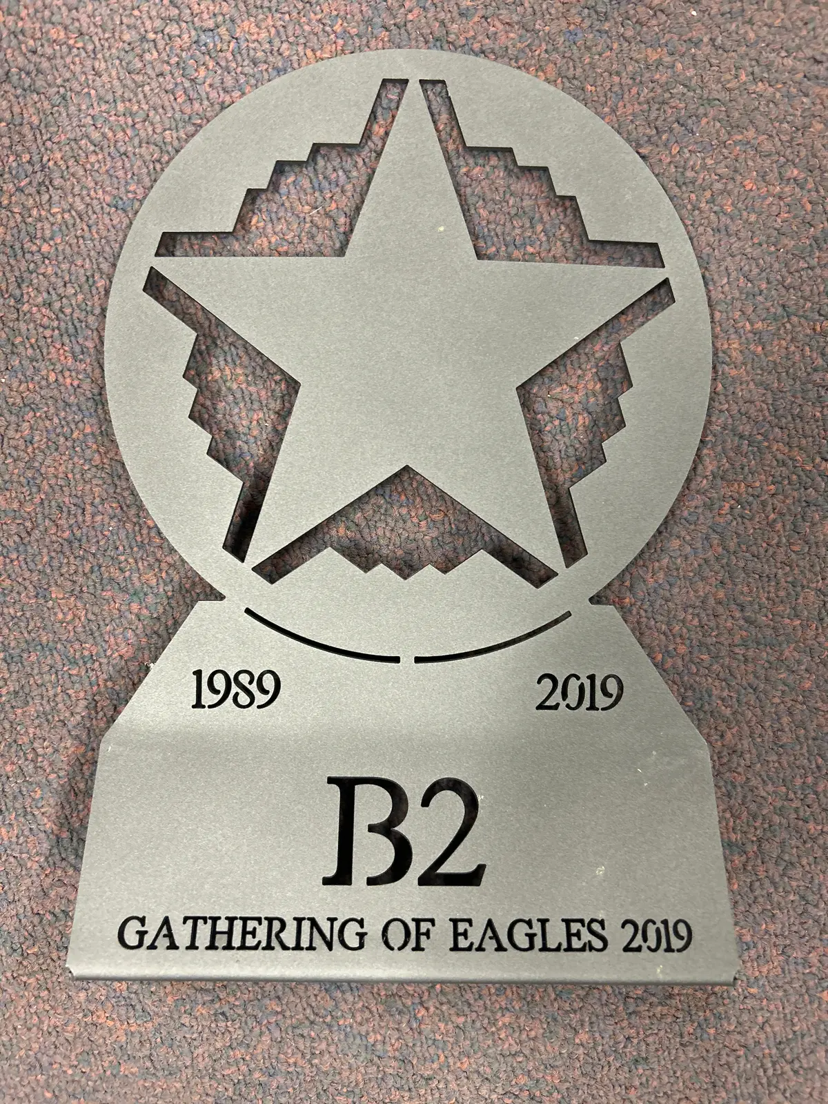 B-2 Metal Centerpiece ‘19 Gathering Of The Eagles 1
