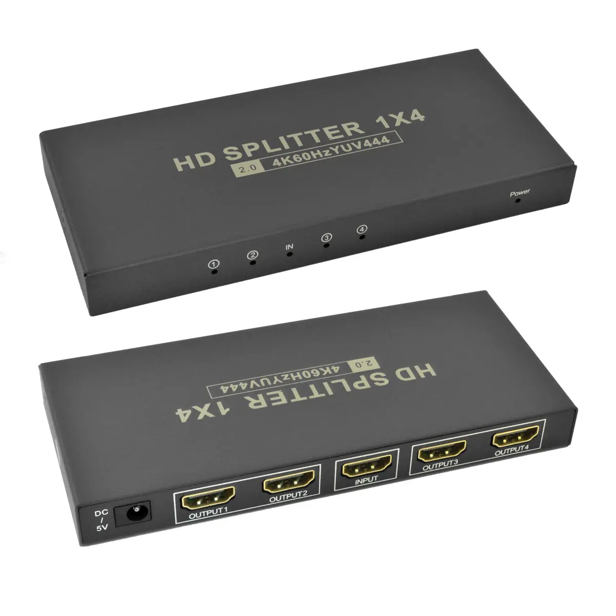 Hdmi® 2.0 Splitter With 1 Input And 4 Outputs 4K Uhd @60Hz 18Gbps 1
