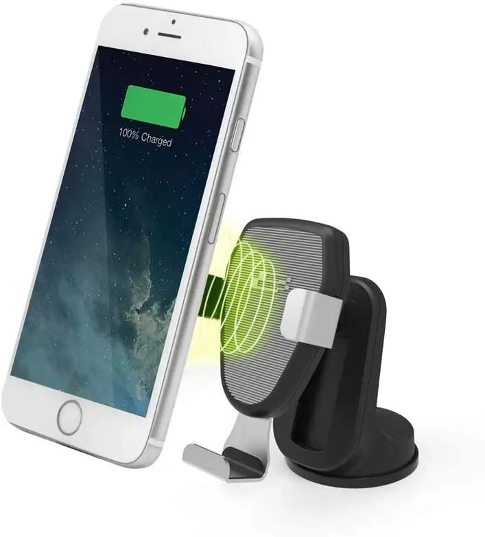 Bracketron Bt2-972-2 Wireless Qi Charging Suction-Mount W/ Secure Device Cradle 1