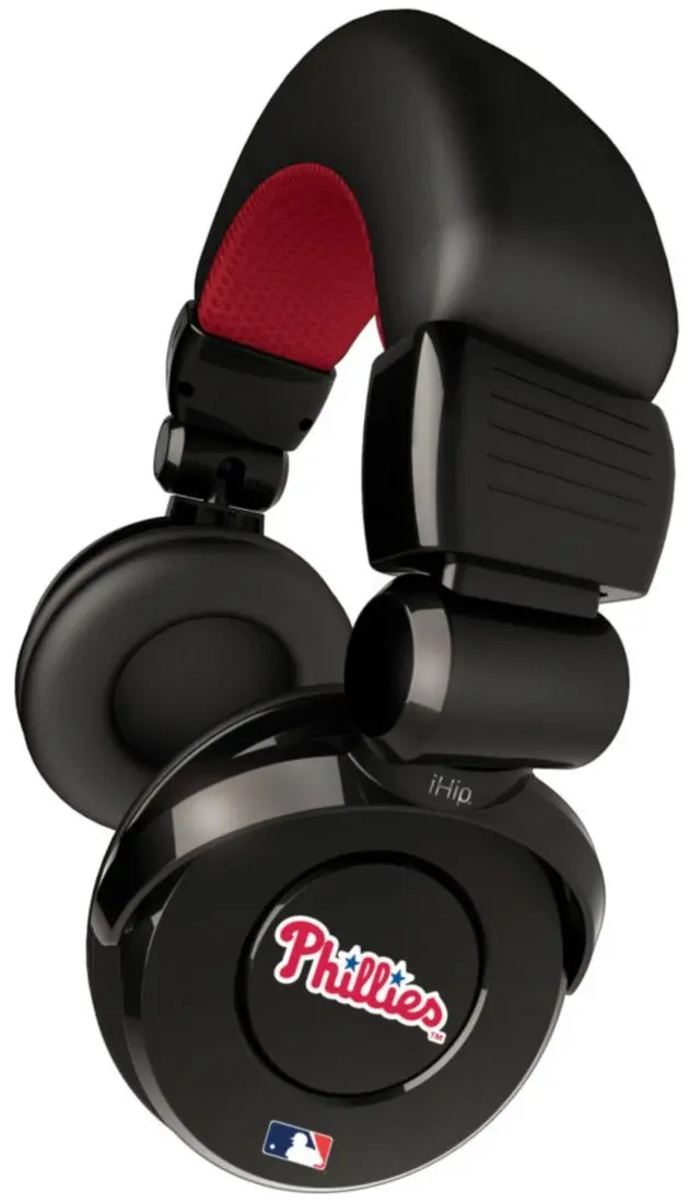 Ihip Mlh26phl Mlb Philadelphia Phillies Dj Headphone W/In-Line Mic/Volume 1