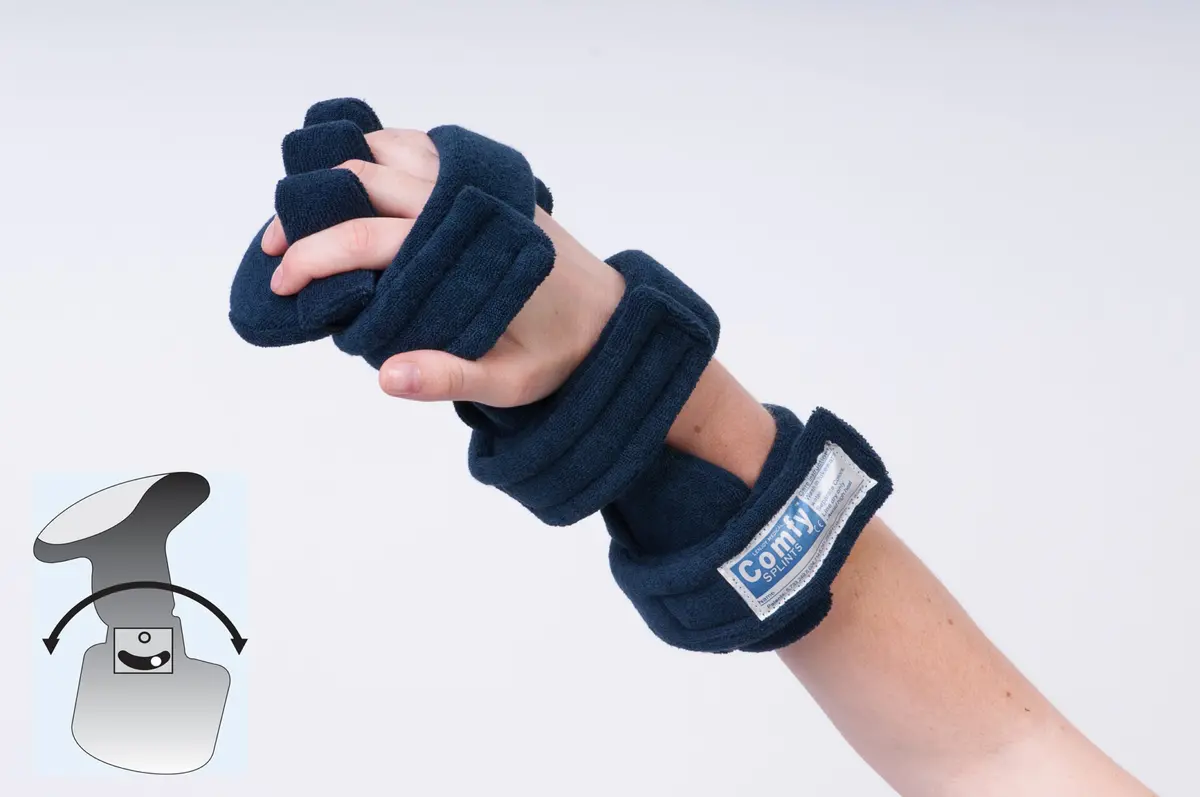 Adult Terry Cloth Hand-Wrist Deviation Splint 1