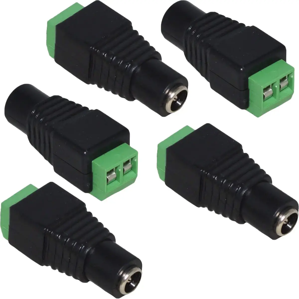 530109 Cctv Connector With Male To Female Dc Screw Terminal 1