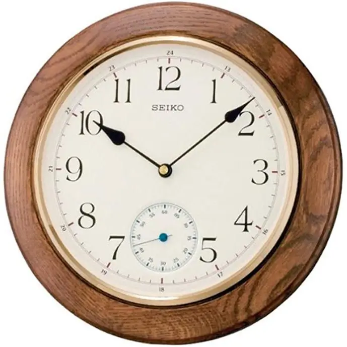 Wooden Quartz Wall Clock 1