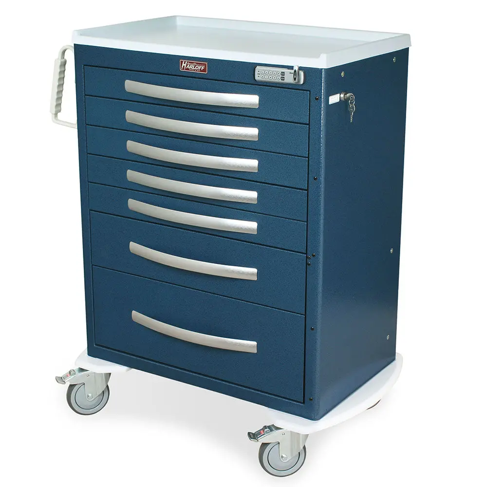 A-Series Anesthesia Cart, Md30-Ans Pkg, Medium H, Standard W, E-Lock 1