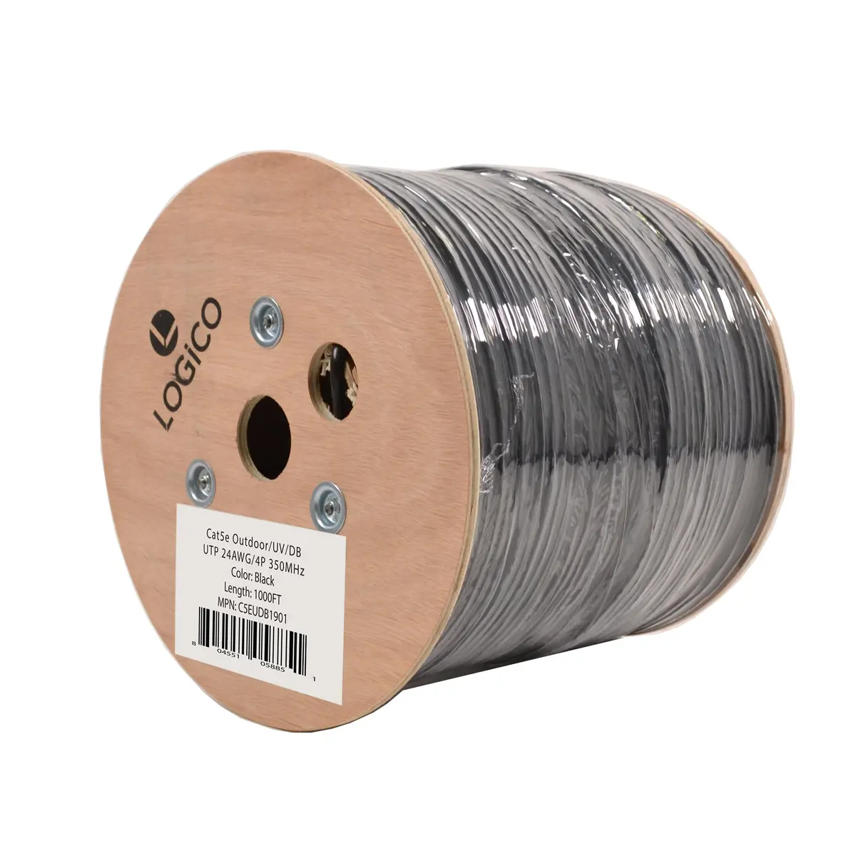 Cat5e 1000Ft Utp Ethernet Cable Direct Burial 24Awg Bare Copper 1