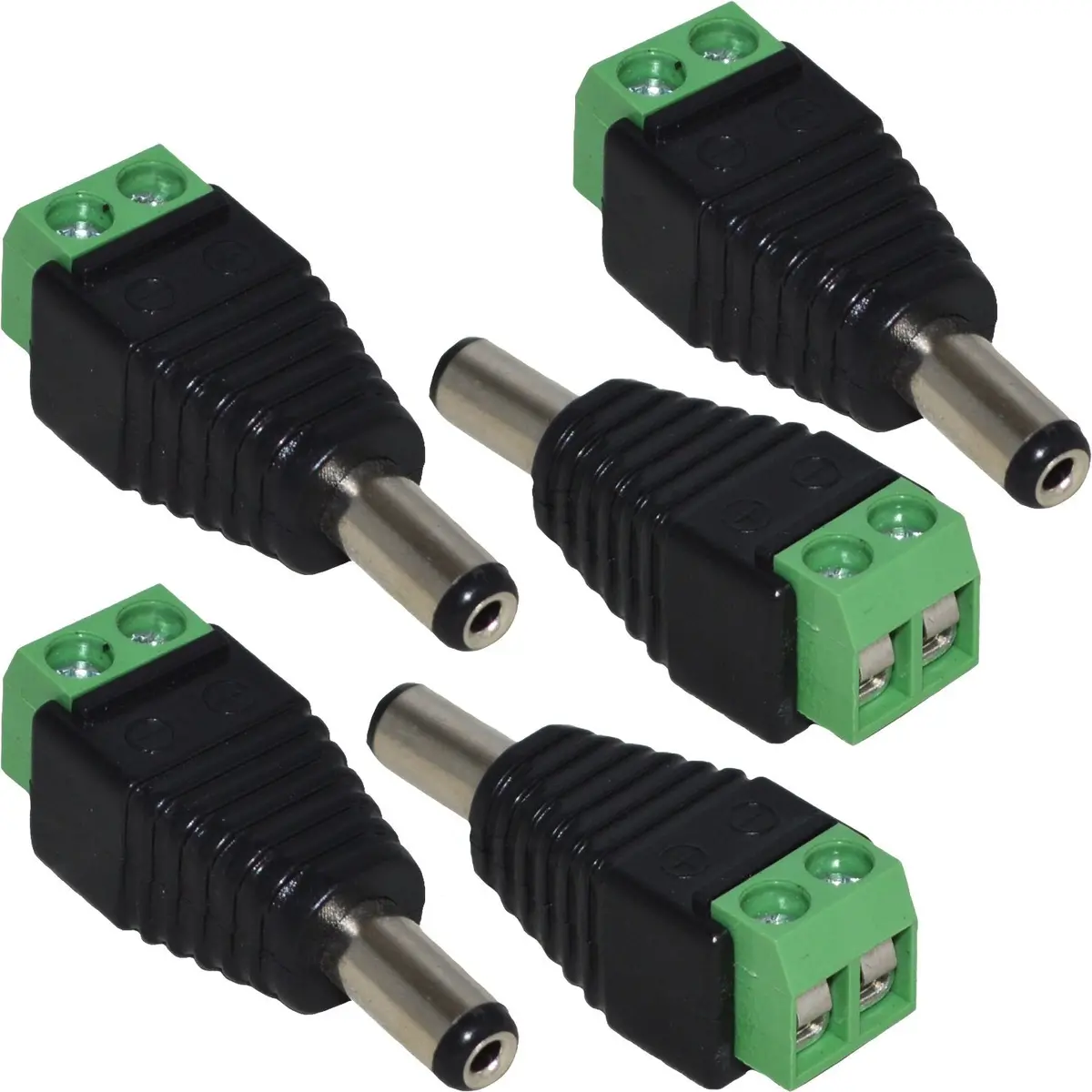 530110 Cctv Connector With Female To Male Dc Screw Terminal 1